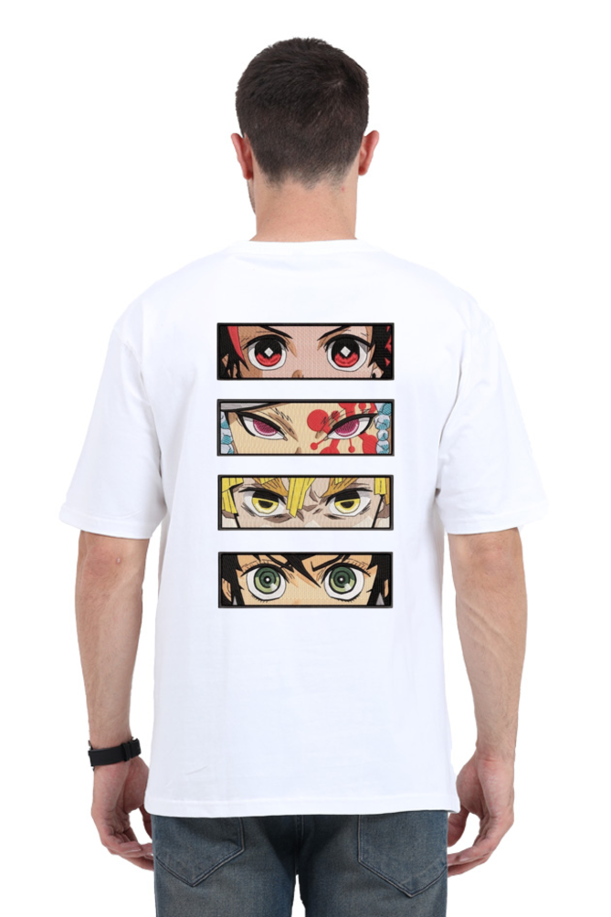 Oversize Unisex Premium T-shirt - DEMON SLAYER EYE EDITION