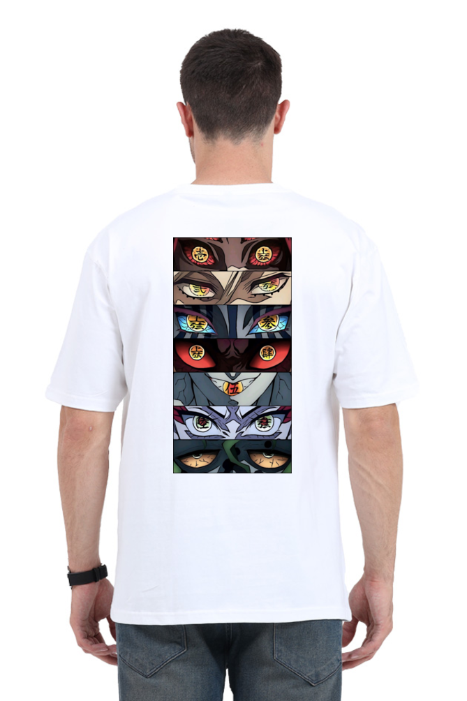 Oversize Unisex Premium T-shirt - DEMON SLAYER EYE EDITION