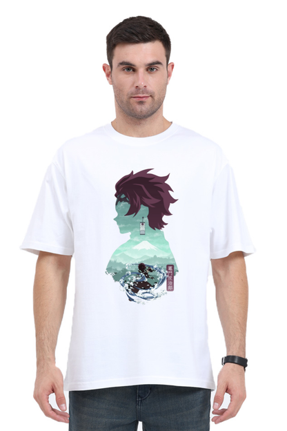 Oversize Unisex Premium T-shirt - DEMON SLAYER EDITION