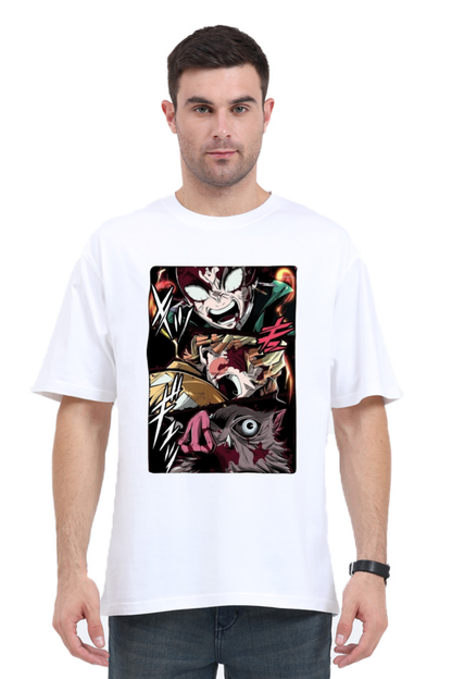 Oversize Unisex Premium T-shirt - DEMON SLAYER EDITION