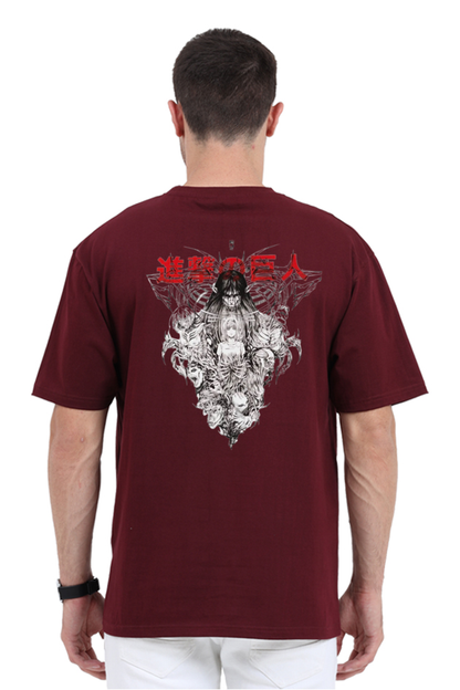 Oversize Unisex Premium T-shirt - ATTACK ON TITAN