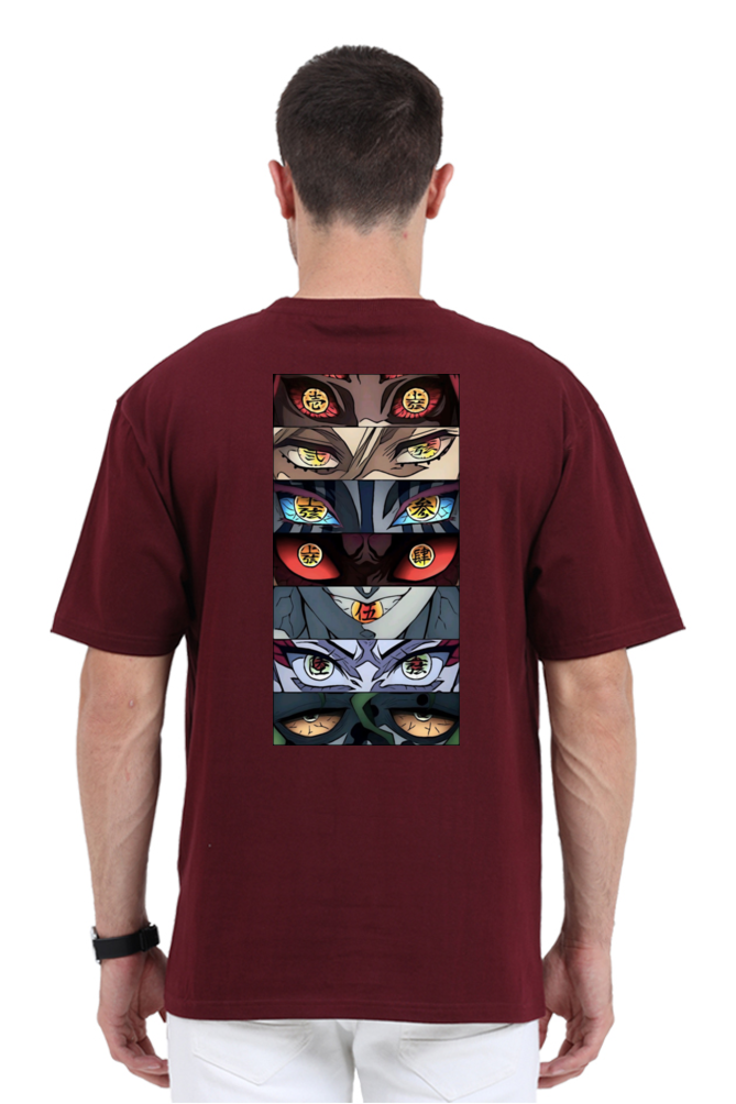 Oversize Unisex Premium T-shirt - DEMON SLAYER EYE EDITION