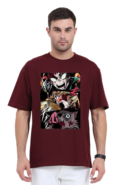 Oversize Unisex Premium T-shirt - DEMON SLAYER EDITION