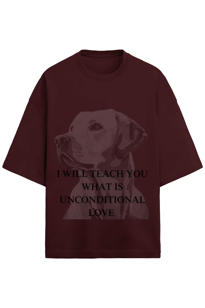 Oversize Unisex Premium T-shirt - DOG LOVE