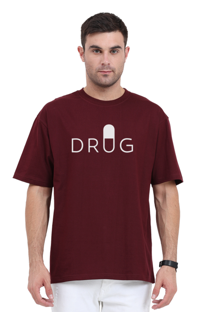 Oversize Unisex Premium T-shirt - DRUG BAD IDEA