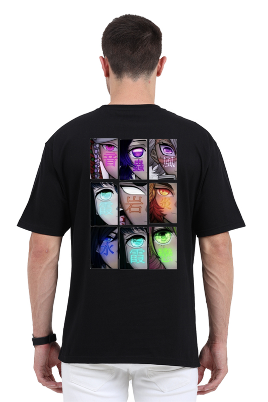 Oversize Unisex Premium T-shirt - DEMON SLAYER EYE EDITION