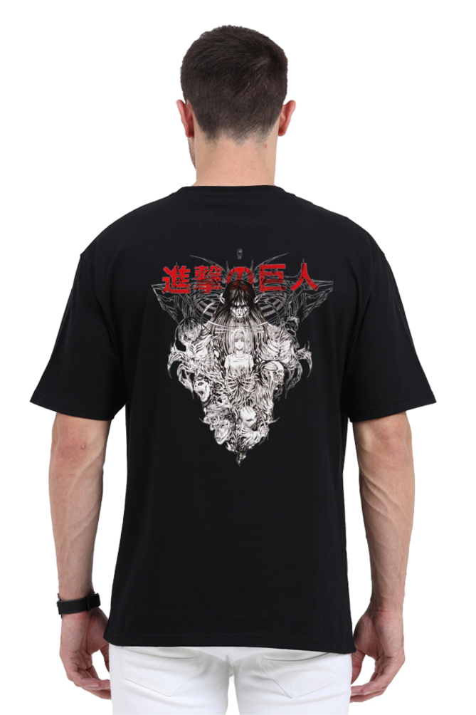 Oversize Unisex Premium T-shirt - ATTACK ON TITAN