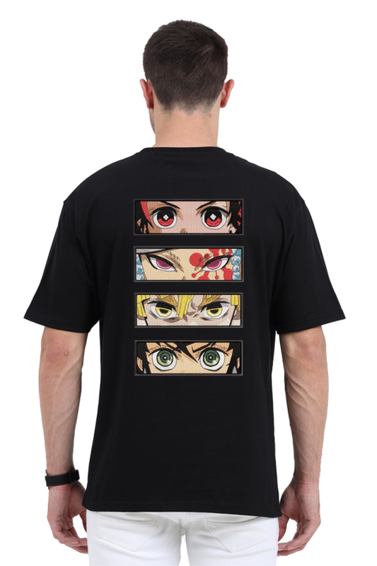 Oversize Unisex Premium T-shirt - DEMON SLAYER EYE EDITION