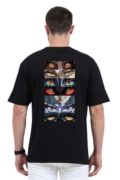 Oversize Unisex Premium T-shirt - DEMON SLAYER EYE EDITION