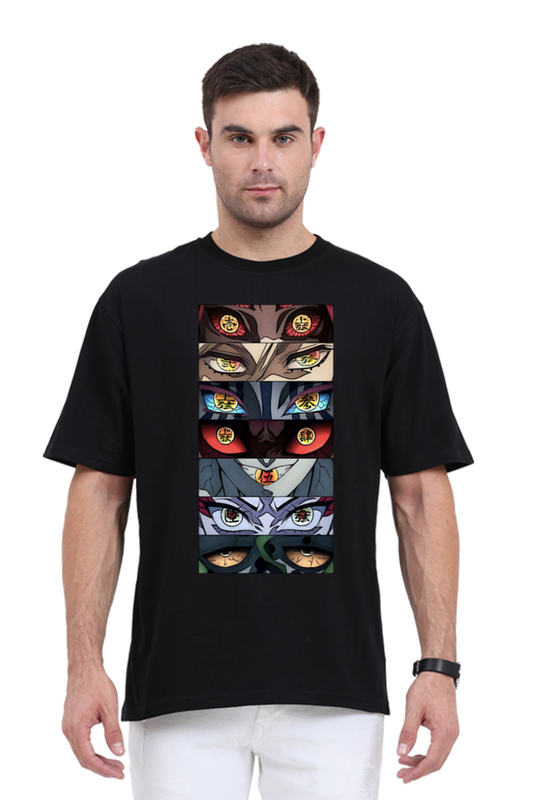 Oversize Unisex Premium T-shirt - DEMON SLAYER EYE EDITION