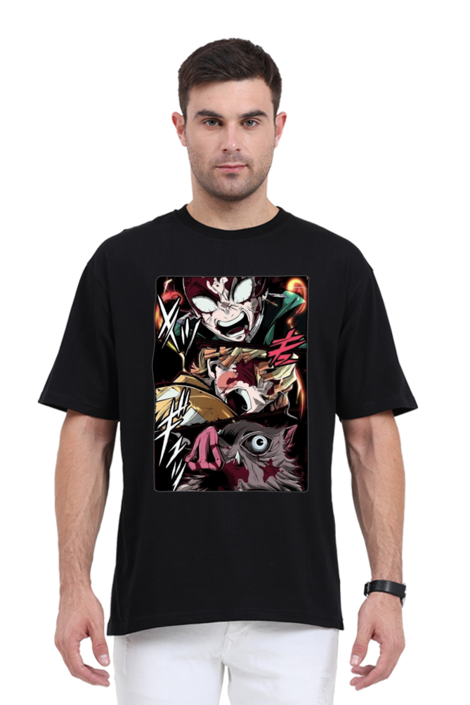 Oversize Unisex Premium T-shirt - DEMON SLAYER EDITION