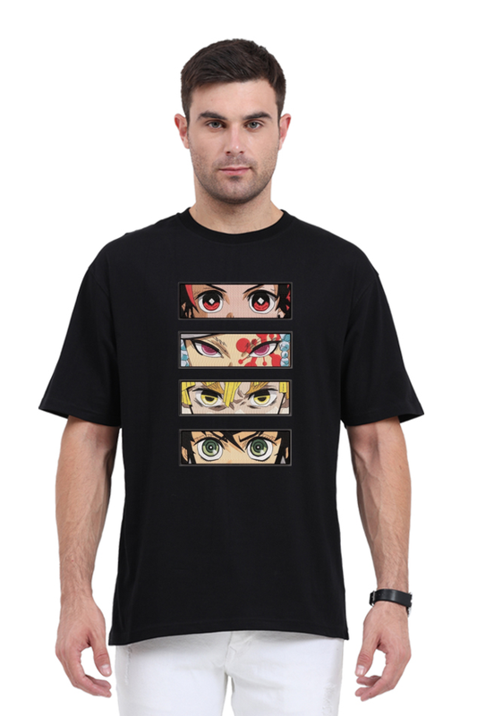 Oversize Unisex Premium T-shirt - DEMON SLAYER EYE EDITION