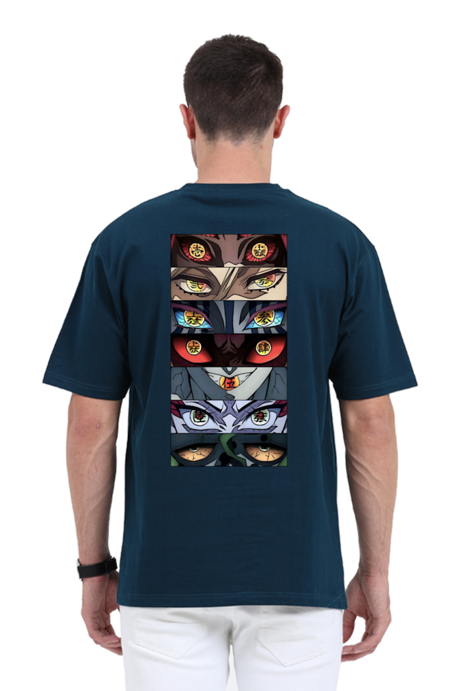 Oversize Unisex Premium T-shirt - DEMON SLAYER EYE EDITION