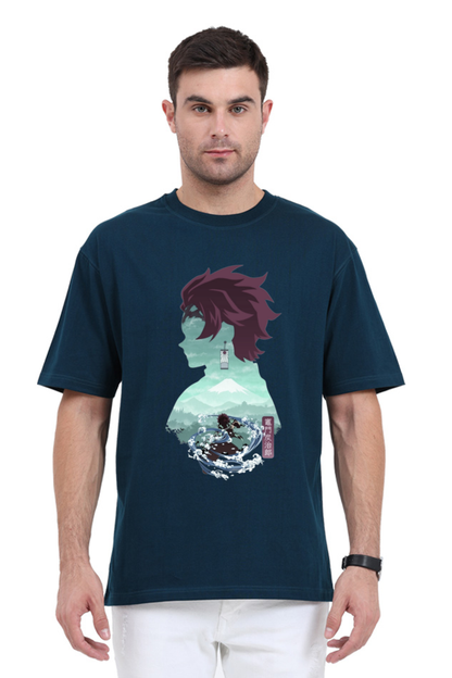 Oversize Unisex Premium T-shirt - DEMON SLAYER EDITION