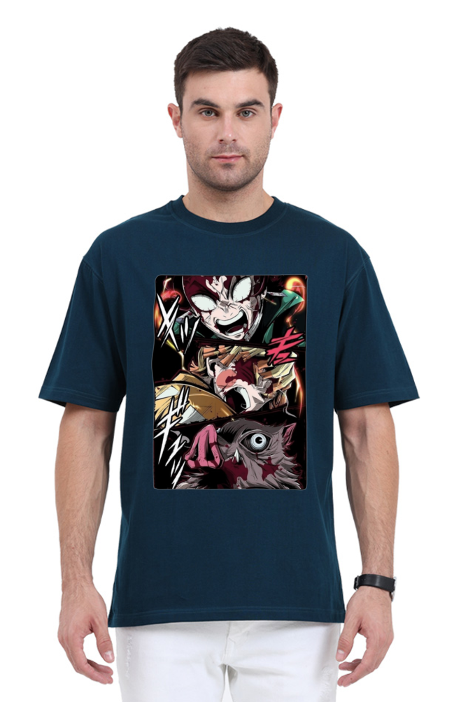 Oversize Unisex Premium T-shirt - DEMON SLAYER EDITION