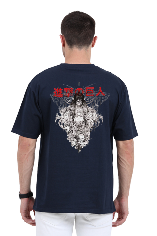 Oversize Unisex Premium T-shirt - ATTACK ON TITAN