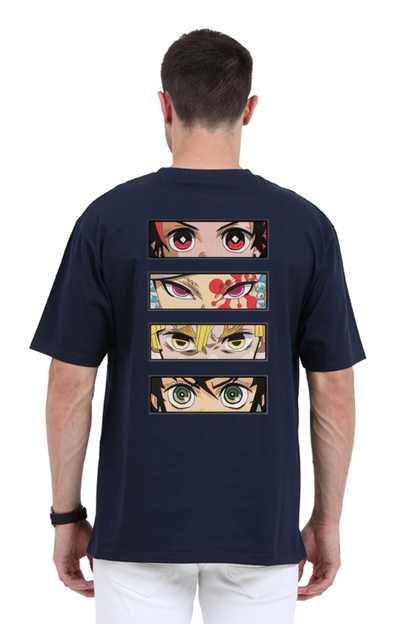 Oversize Unisex Premium T-shirt - DEMON SLAYER EYE EDITION