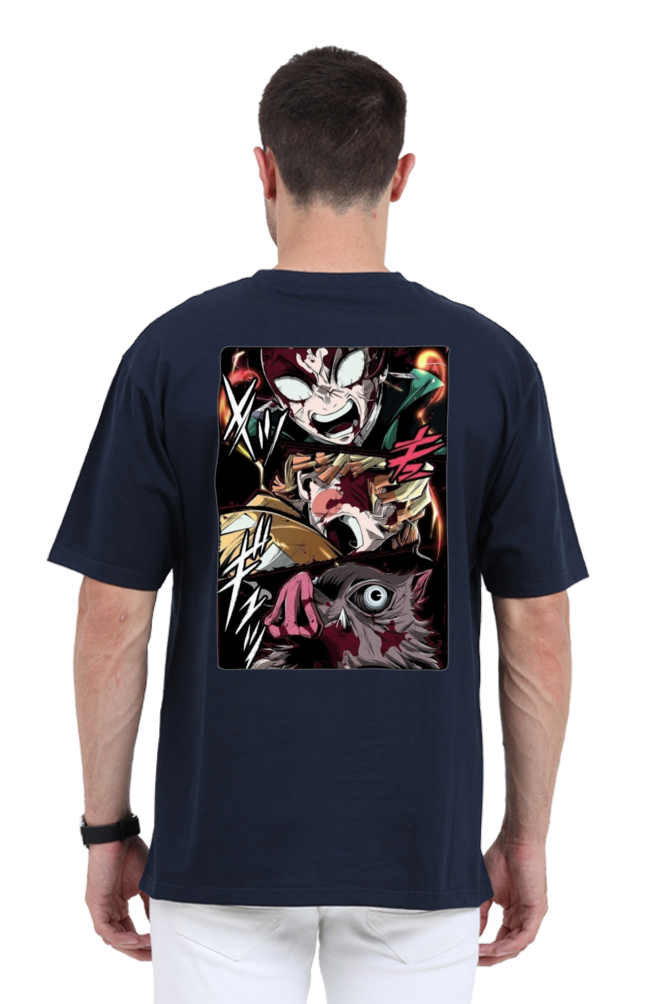 Oversize Unisex Premium T-shirt - DEMON SLAYER EDITION