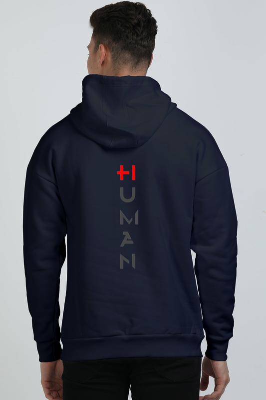 Oversize Unisex Premium Hoodies - HUMAN