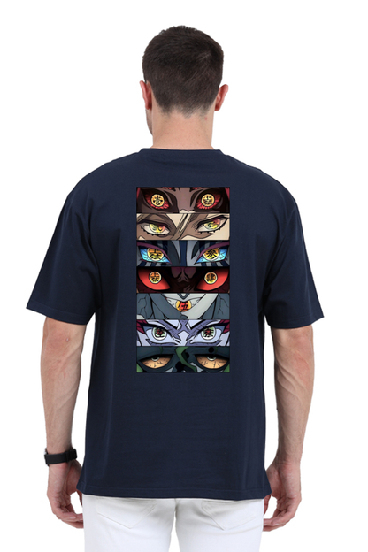 Oversize Unisex Premium T-shirt - DEMON SLAYER EYE EDITION