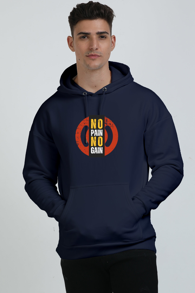 Oversize Unisex Premium Hoodies - NO PAIN NO GAIN