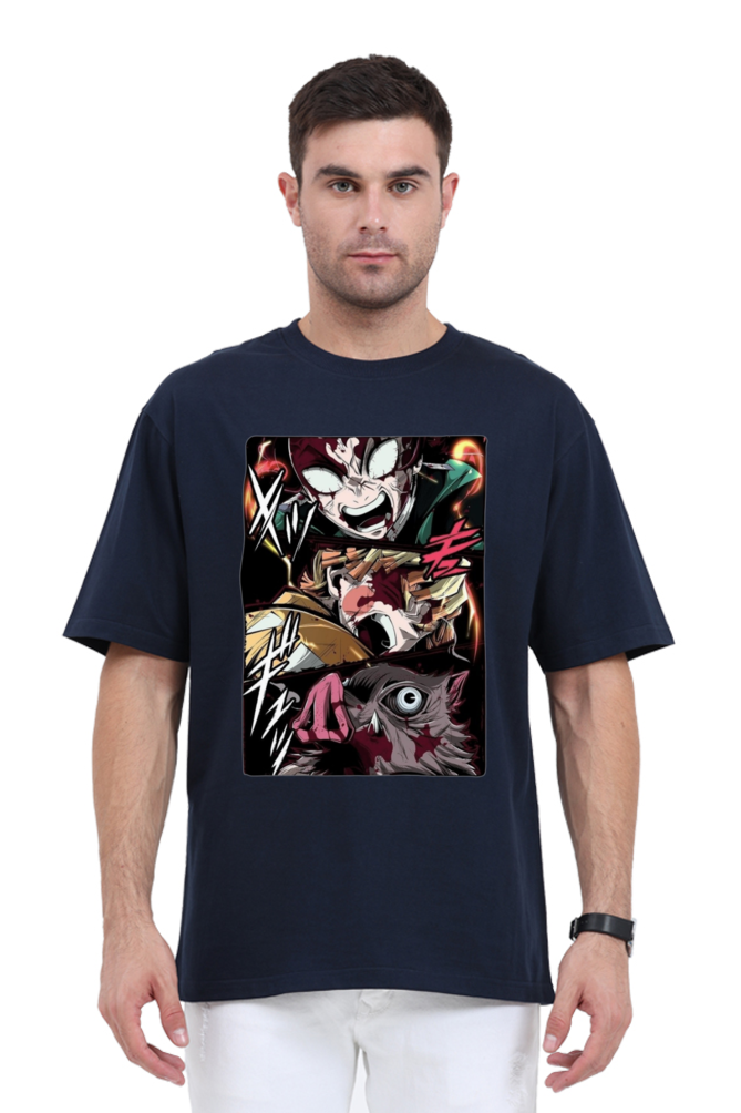 Oversize Unisex Premium T-shirt - DEMON SLAYER EDITION