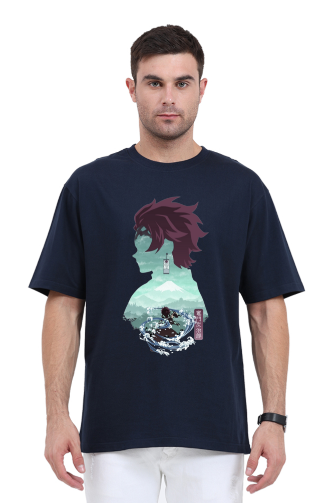 Oversize Unisex Premium T-shirt - DEMON SLAYER EDITION