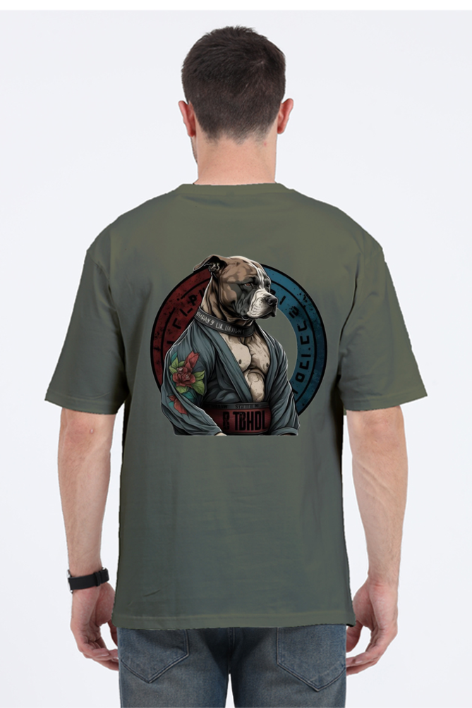 Oversize Unisex Premium T-shirt - BODYBUILDER DOG