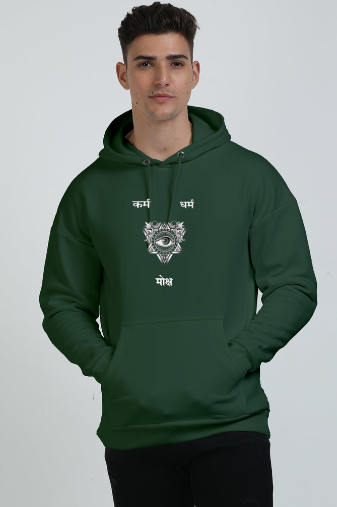 Oversize Unisex Premium Hoodies - KARM DHARM MOKSH